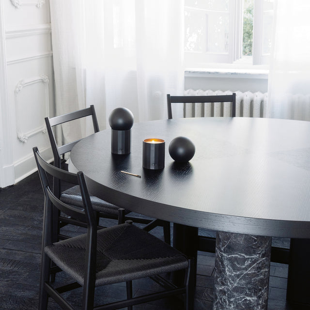 Bougie parfumēe avec sphēre en porcelaine, Quand on sera grands